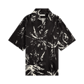 Wales Bonner Highlife Bowling Shirt "Mcnish Black/White"