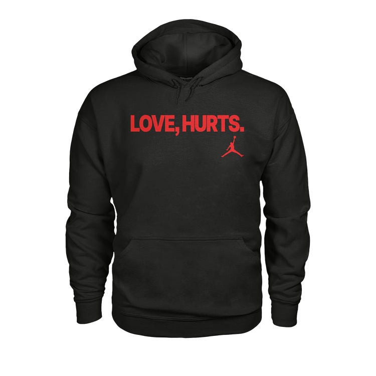 Air Jordan Jalen Hurts Love Hurts Hoodie "Black/Red"