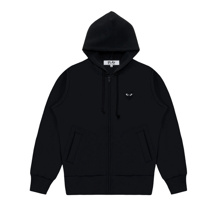 Comme des Garçons PLAY Zip-Up Sweatshirt "Black"
