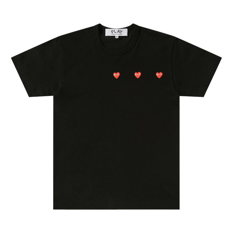 Comme des Garçons PLAY Logo Print Tee "Black"