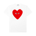 Comme des Garçons PLAY Red Emblem Tee "White"