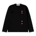 Comme des Garçons PLAY Multi Heart Long-Sleeve "Black/Red"