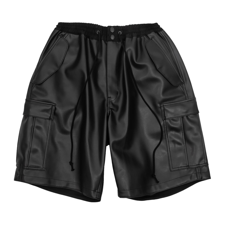 Junya Watanabe MAN Faux Leather Shorts "Black"