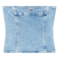Diesel De-Ville Denim Tube Top "Blue"