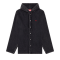 Diesel D-Dewny Hooded Denim Jacket "Black"