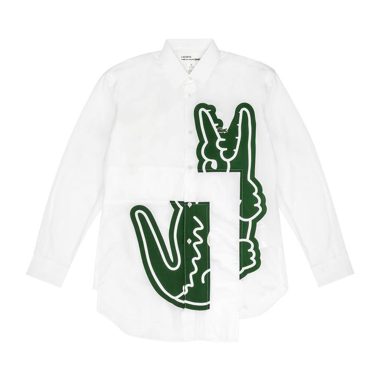 Comme des Garçons SHIRT x Lacoste Long-Sleeve Shirt "White"