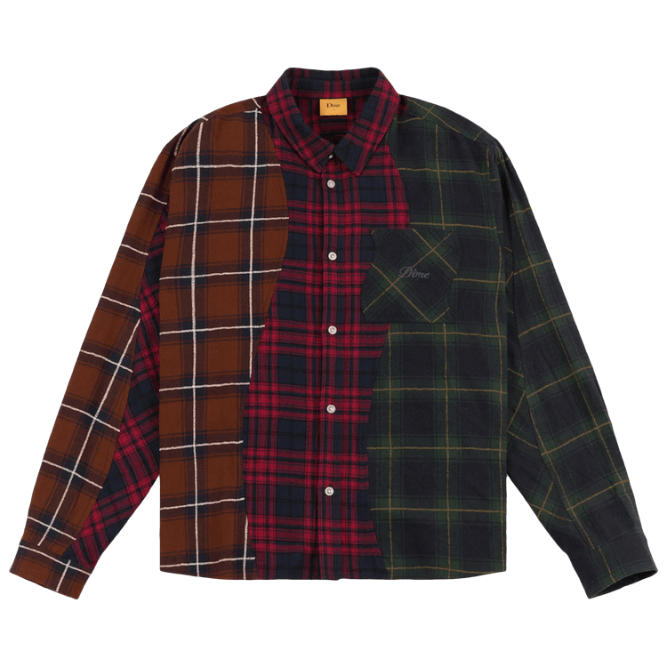 Dime Triple Plaid Shirt "Multicolor"