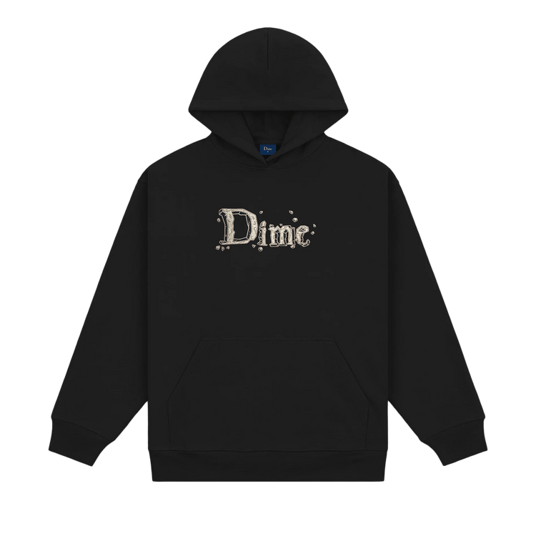 Dime Classic Stone Hoodie "Black"