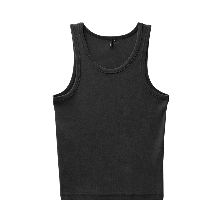 Entire Studios Cropped Tank Top "Black"