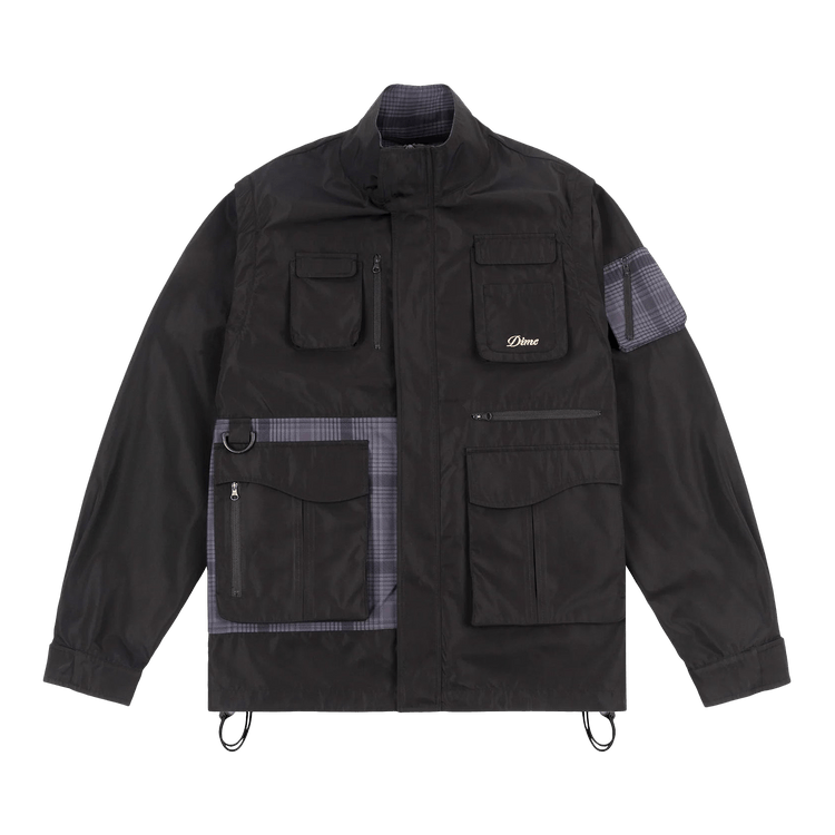 Dime Fishing Zip Off Jacket "Black"