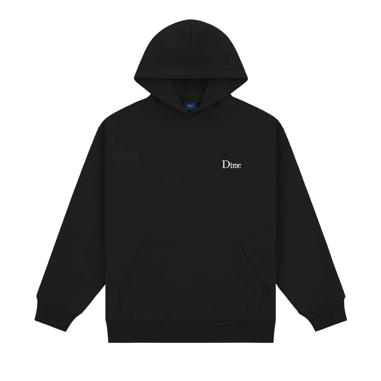 Dime Classic Small Logo Hoodie "Black"