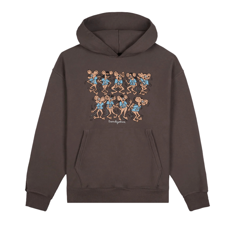 Brain Dead Rat Dance Soundsystem Hoodie "Grey"