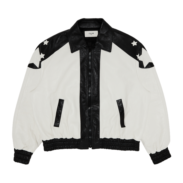 Pre-Owned CELINE x VIOLETTE BANKS Two-Toned Teddy Jacket "Black/White", From the Closet of Pusha T