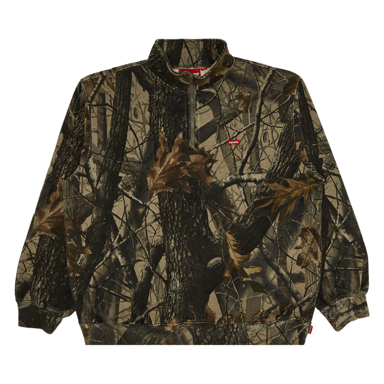 Supreme Small Box Half Zip Pullover "Realtree Hardwoods Camo"