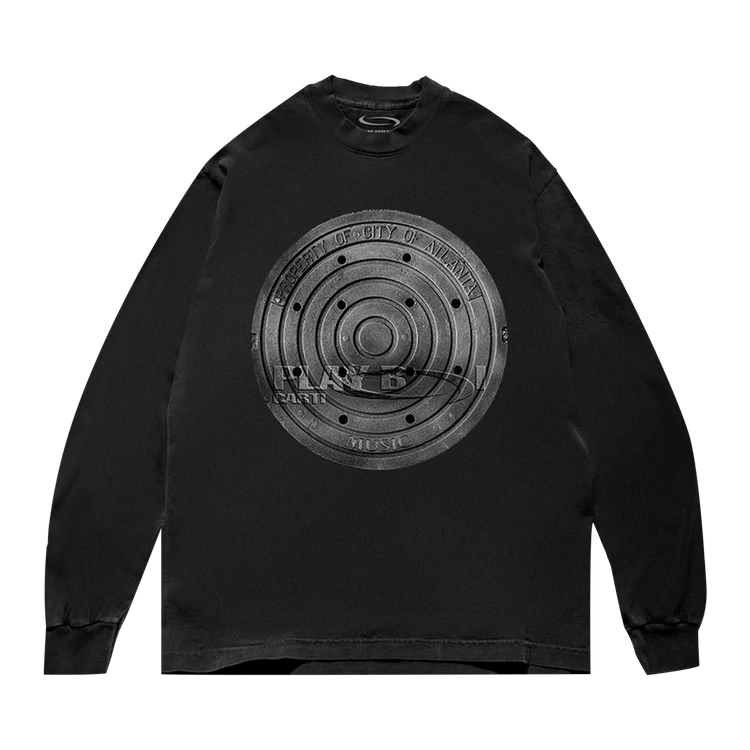 Playboi Carti IAM Manhole Cover Long Sleeve "Black"