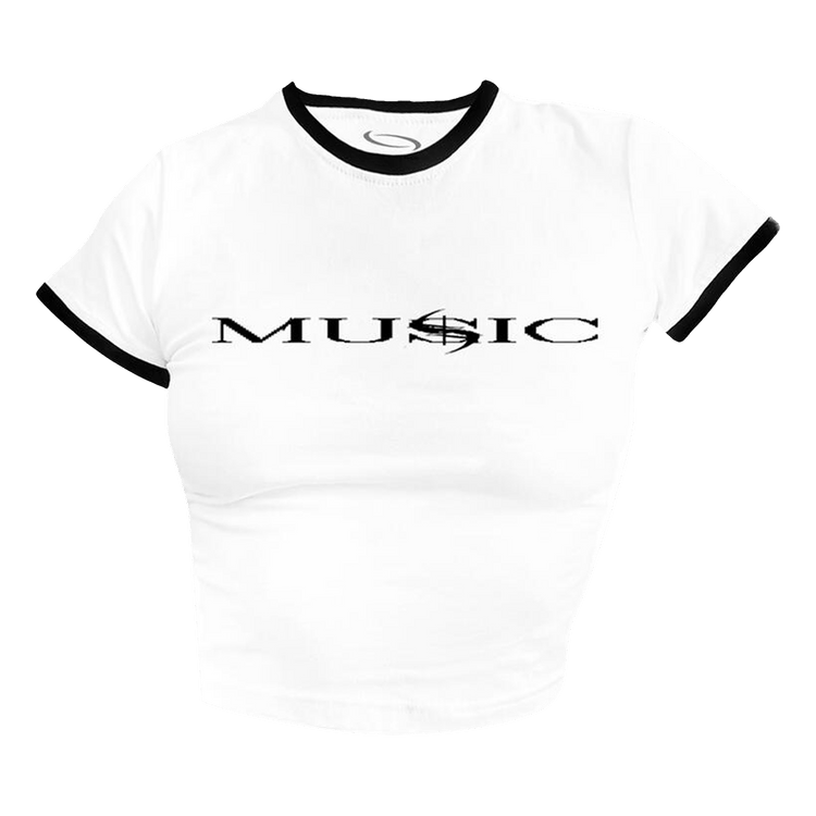 Playboi Carti IAM Baby Tee 1 "White"