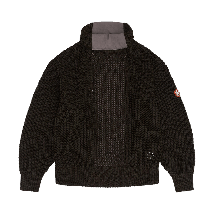 Cav Empt Twill Back Side Knit "Charcoal"