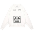 Cav Empt Overdye MD Machines Crewneck "White"