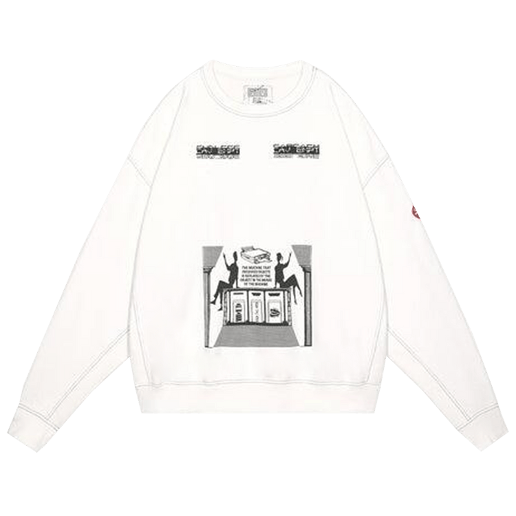 Cav Empt Overdye MD Machines Crewneck "White"