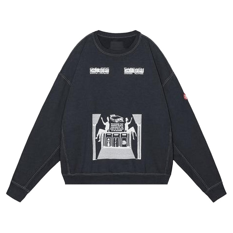 Cav Empt Overdye MD Machines Crewneck "Black"