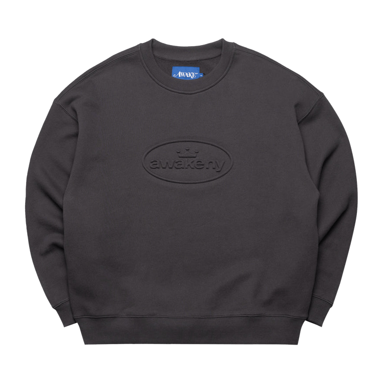 Awake NY Debossed Crewneck "Black"