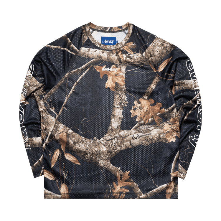 Awake NY Mesh Long-Sleeve Top "Shadow"