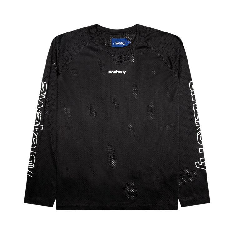Awake NY Mesh Long-Sleeve Top "Black"