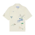 Jungles Good Thoughts Button Up Shirt "Birch"