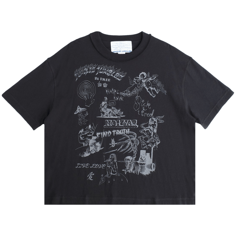 Jungles Scribbles Tee "Black"