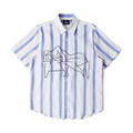 Parra Sleep Now Short-Sleeve Shirt "Blue"