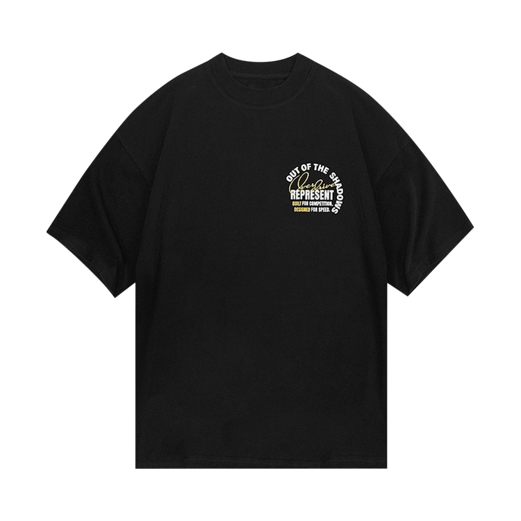 Represent Clo Out Of The Shadows T-Shirt "Stained Black"