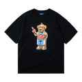 Market Infinity Bear T-Shirt "Washed Black"