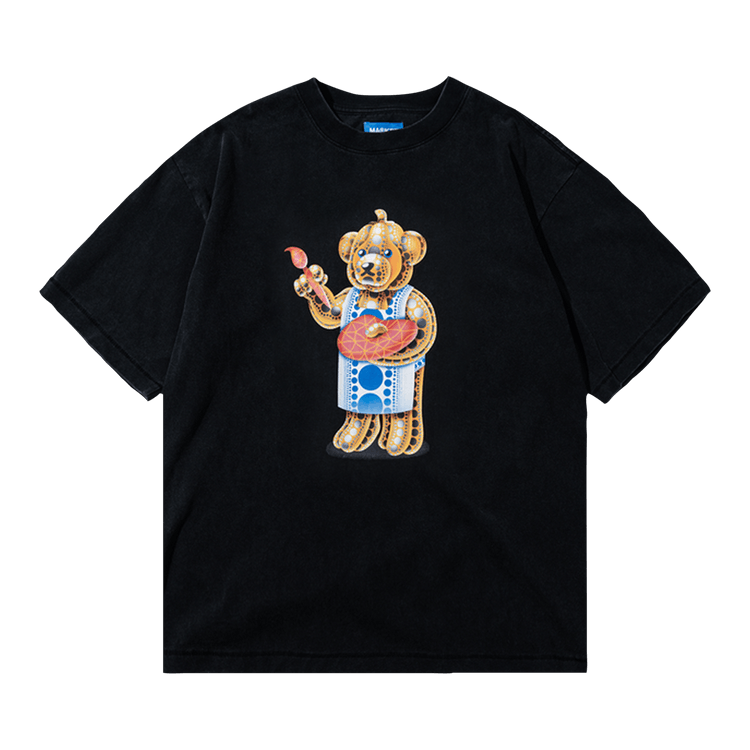 Market Infinity Bear T-Shirt "Washed Black"