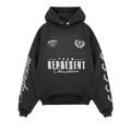 Represent Clo World Championship Hoodie "Stained Black"