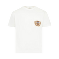 Bode Sportsman Patch Pocket Tee "Cream"