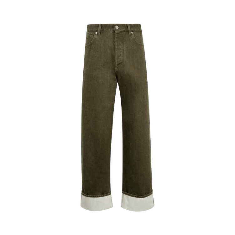 Bottega Veneta Colored Turned Up Jeans "Caper Stone Washed"