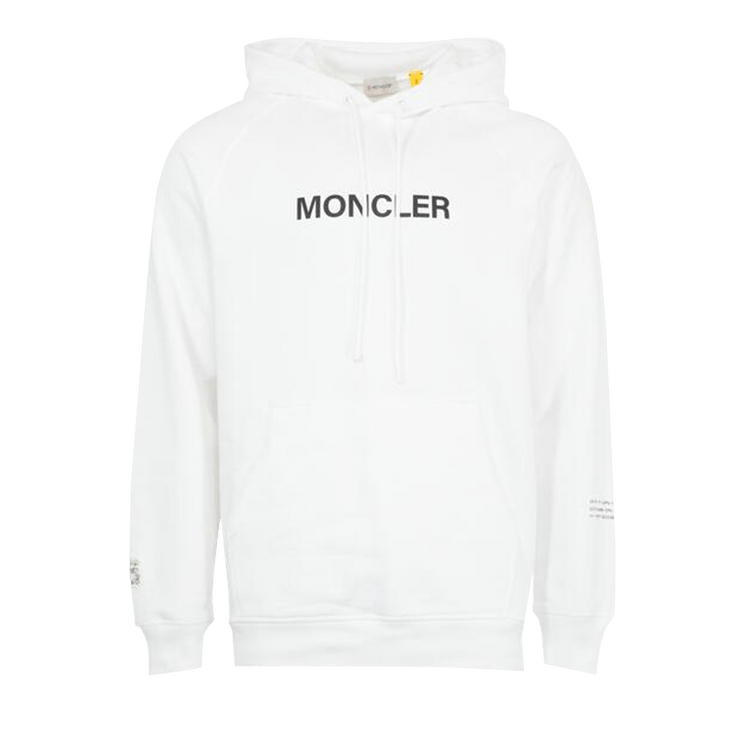 Moncler Genius x Fragment Cartoon Logo Hoodie "White"