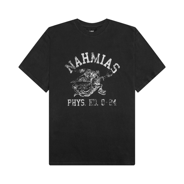 Nahmias Phys. Ed. Boxy T-Shirt "Off Black Jersey"