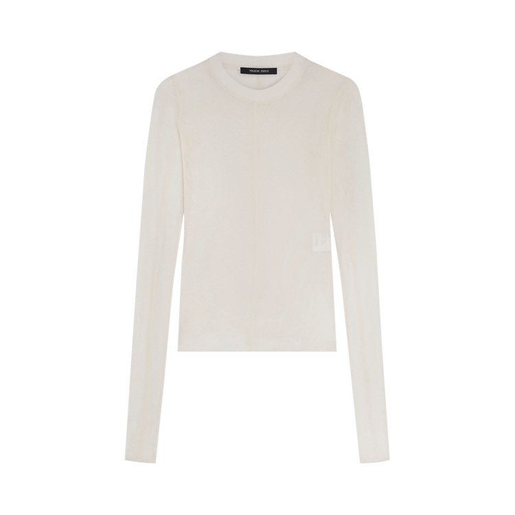 Phoebe Philo Crewneck Top "Cream"