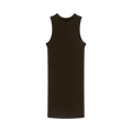 Phoebe Philo Ribbed Tank Top "Dark Khaki"