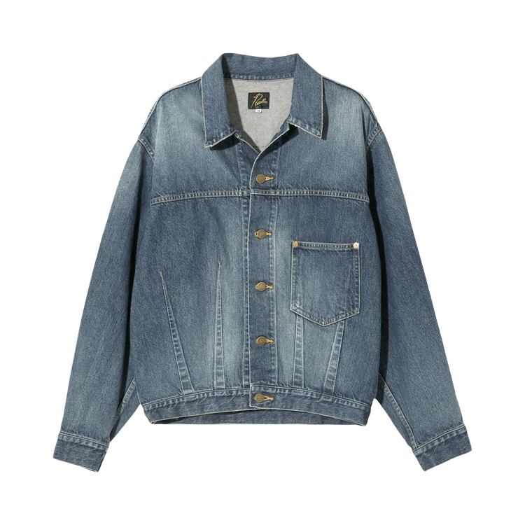 Needles Darts Bottom Jean Jacket "Blue"