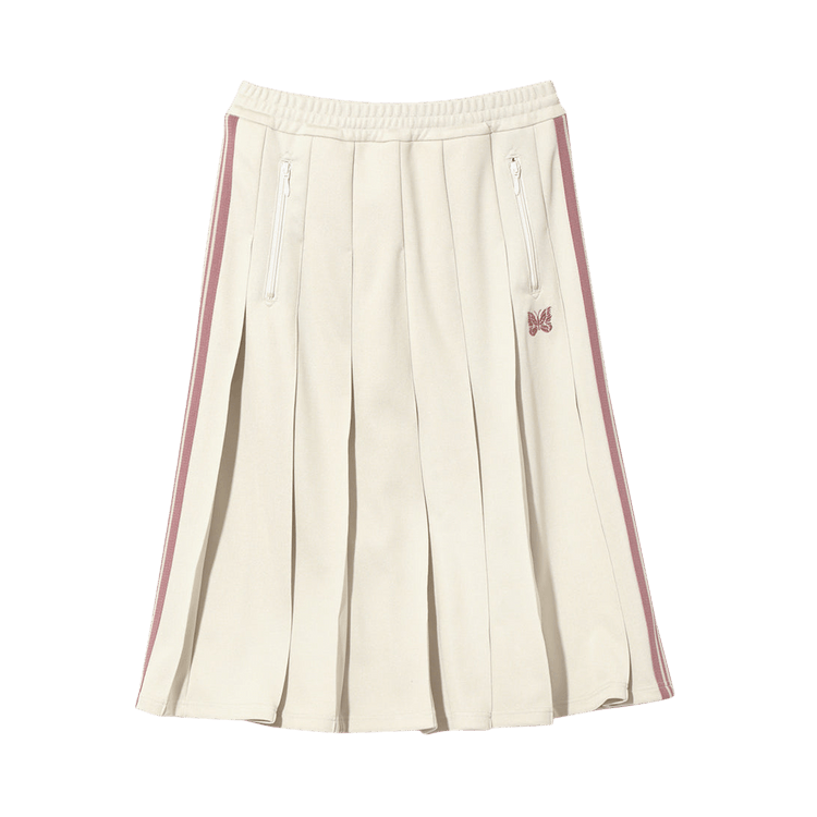 Needles Pleated Track Skirt "Beige"