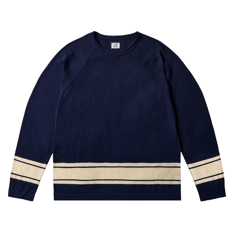 Palace x C.P. Company Cotton Sea Island Mock Neck Knit "Navy"