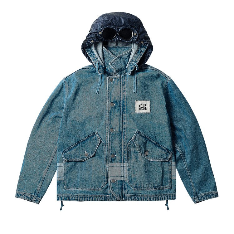 Palace x C.P. Company Denim 14 3/4oz Goggle Jacket "Denim"