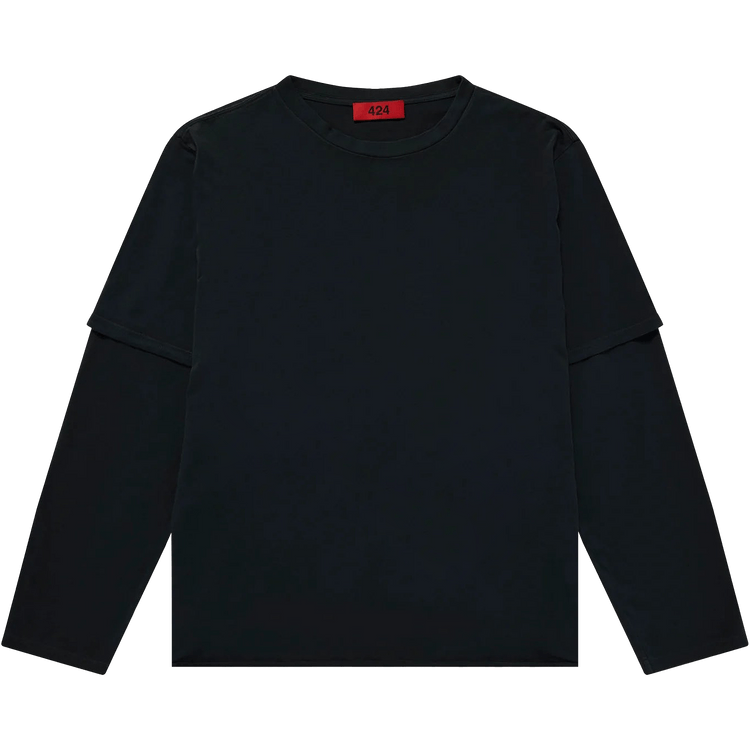 424 Long Sleeve Double Shirt "Black"