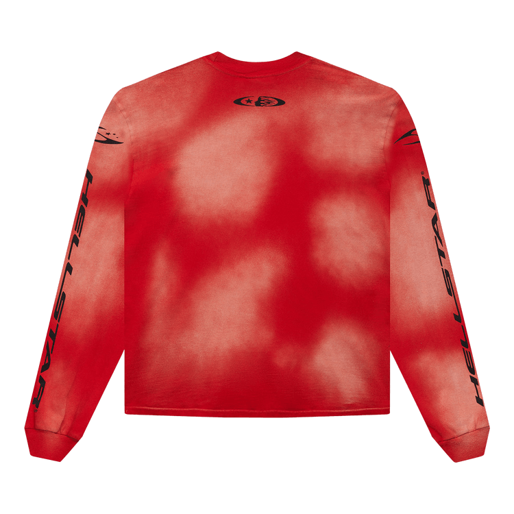 Hellstar H Cursive Logo Longsleeve "Red"