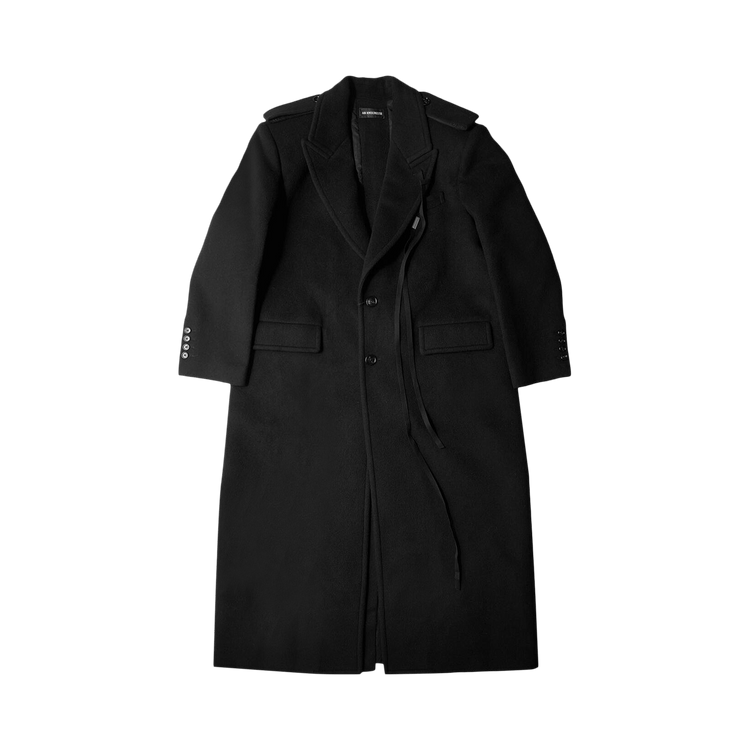 Ann Demeulemeester Svante High Comfort Pick Lapel Tailored Coat "Black"