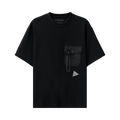 And Wander Pocket Tee "Black"