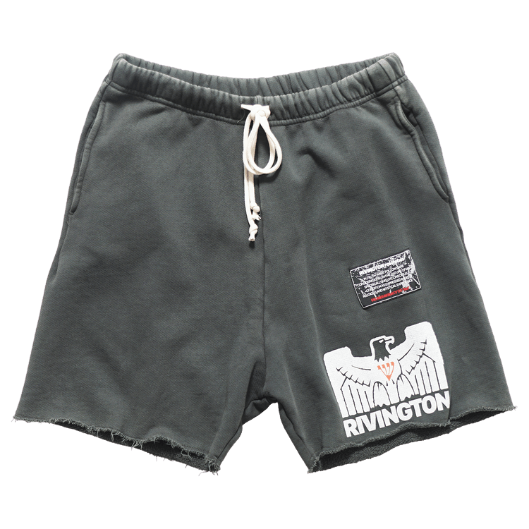 RIVINGTON roi Rebis Flag Track Shorts "Black"