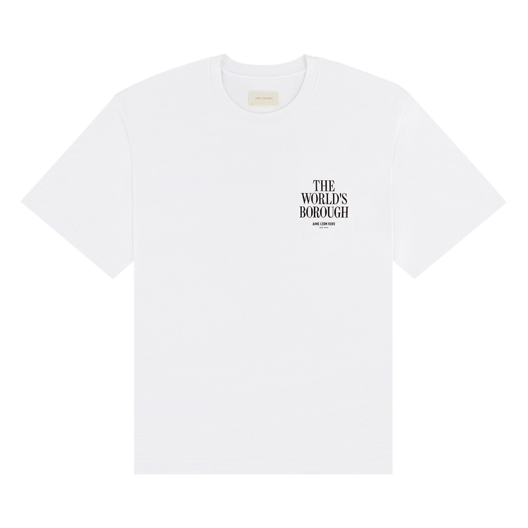 Aimé Leon Dore The World's Borough Tee 'Bright White'